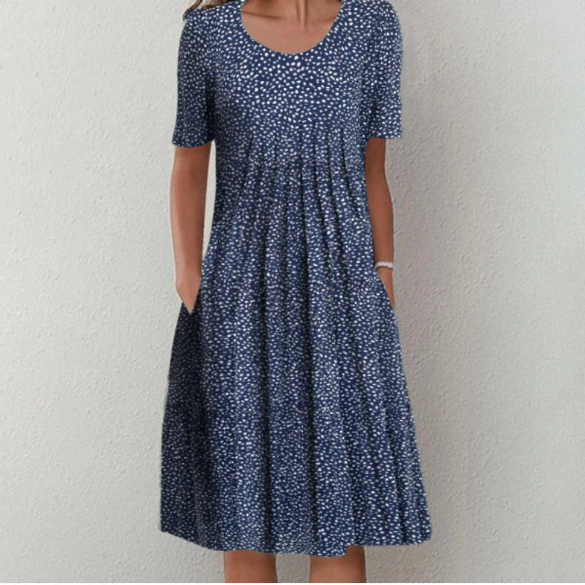 Floral Dress Women Casual Fit with Pockets Summer Elegance 4