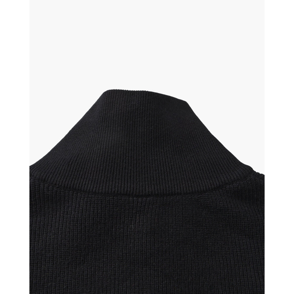 Half-Zip Sweatshirt Men Modern Knit Pullover for Effortless Style 7