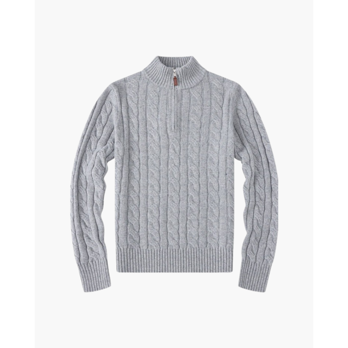 Half Zip Sweater Women High-Quality Cotton Casual Chic 0