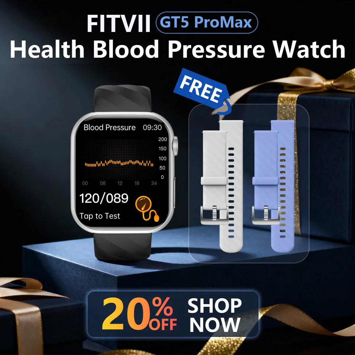 Health Guardian | Smartwatch with Blood Pressure & Glucose Monitoring | Real-Time Health Insights for Wellness 3