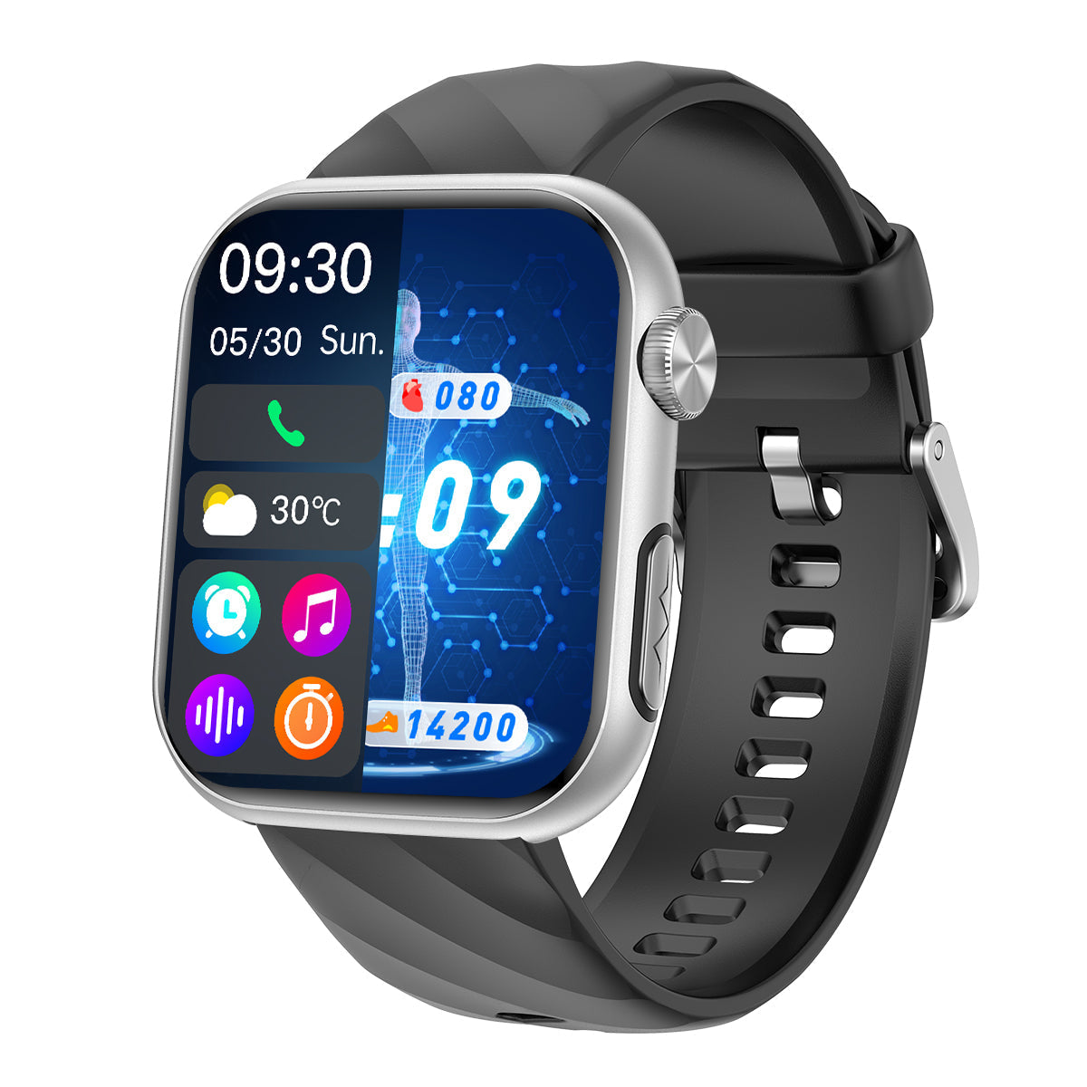 Health Guardian | Smartwatch with Blood Pressure & Glucose Monitoring | Real-Time Health Insights for Wellness 6