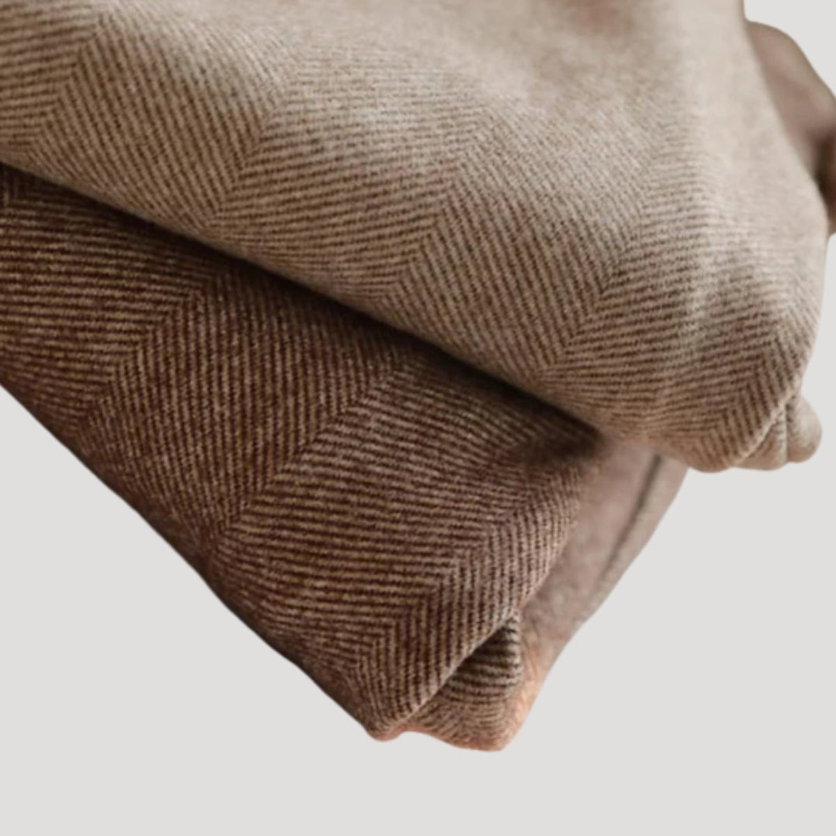 Heritage Herringbone Trousers Men Tailored Fit Smart Casual Elegance 5