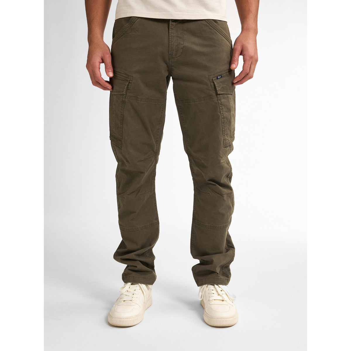 High Waist Black Cargo Pants for Men - Adjustable Fit, Utility Pockets, Relaxed Style 10