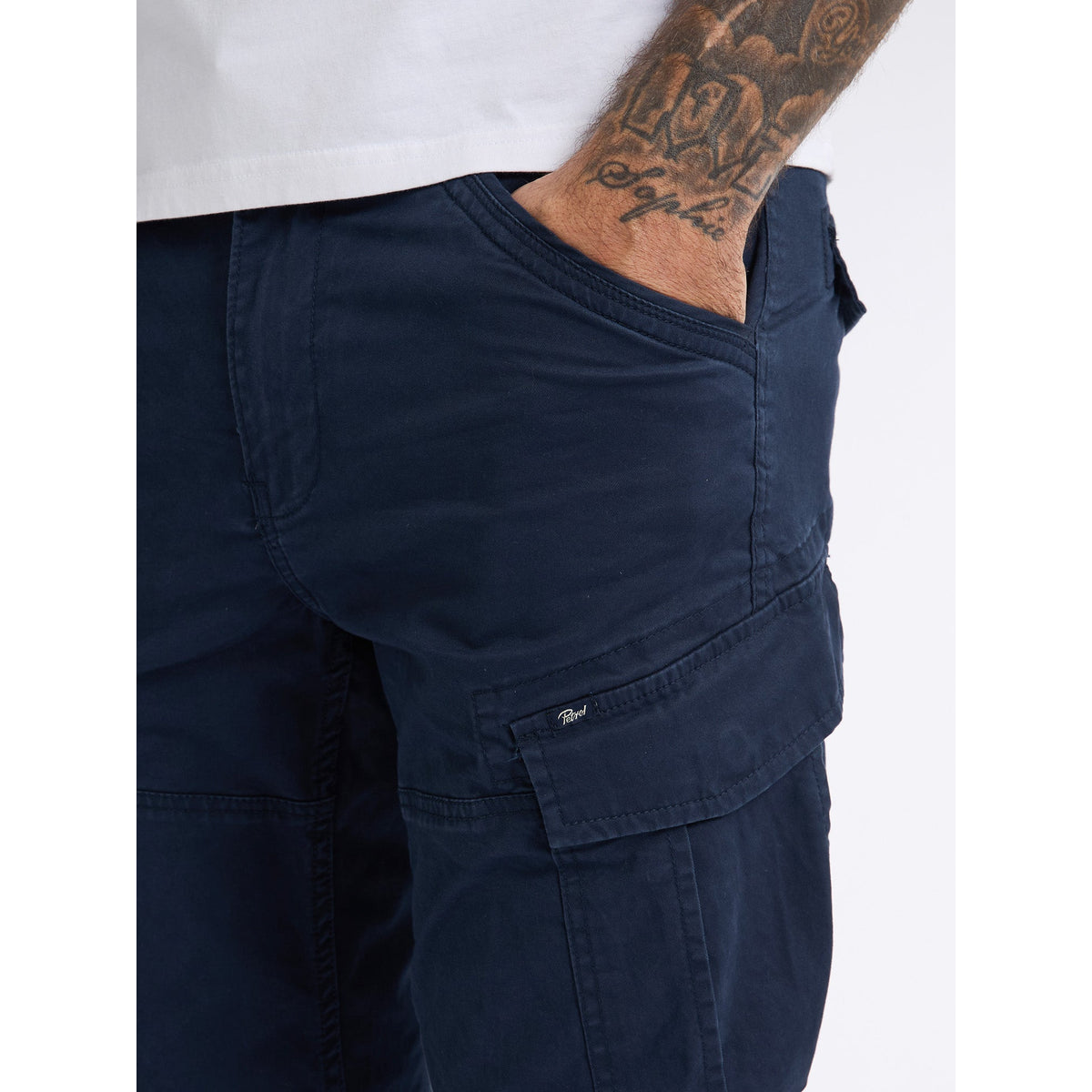 High Waist Black Cargo Pants for Men - Adjustable Fit, Utility Pockets, Relaxed Style 5