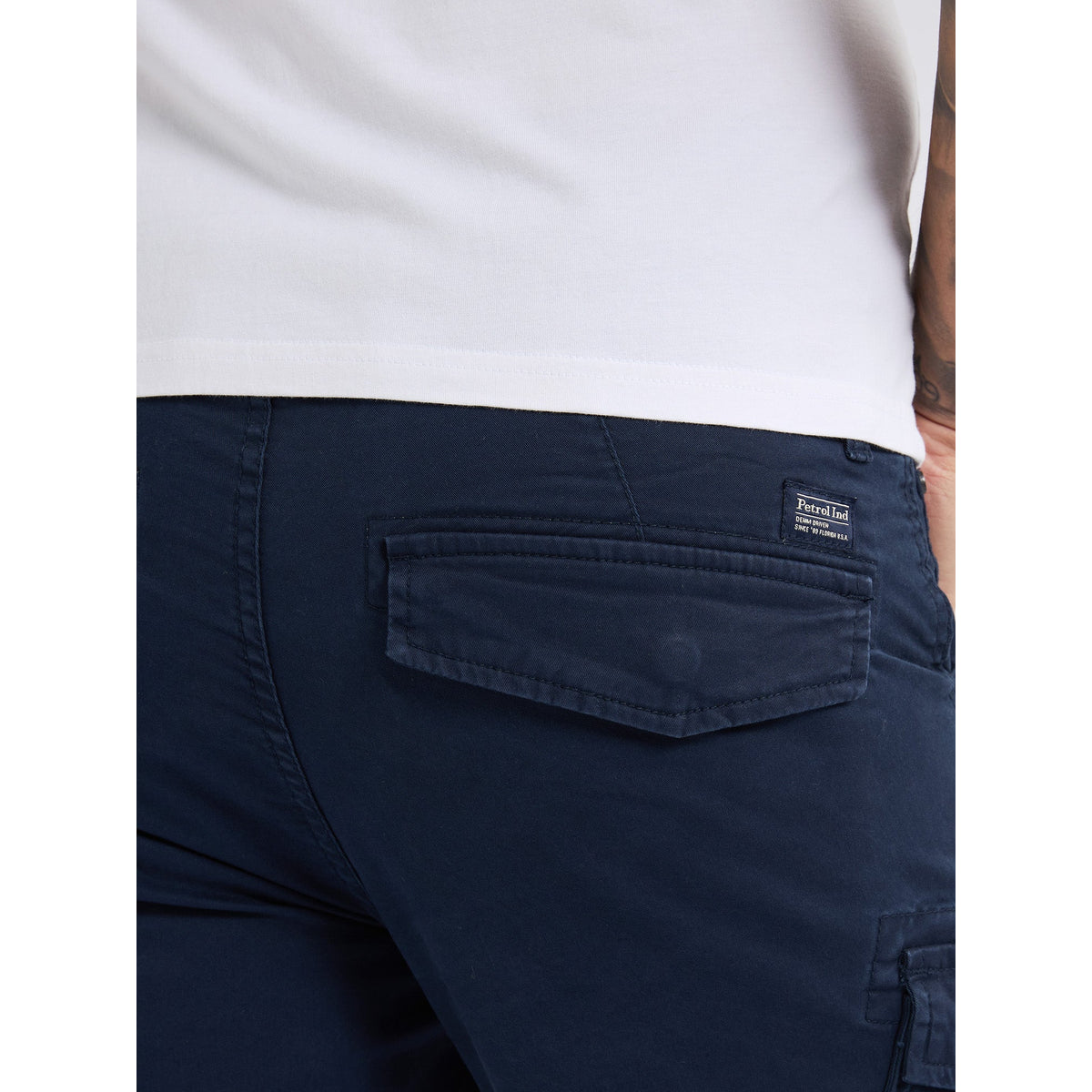 High Waist Black Cargo Pants for Men - Adjustable Fit, Utility Pockets, Relaxed Style 6