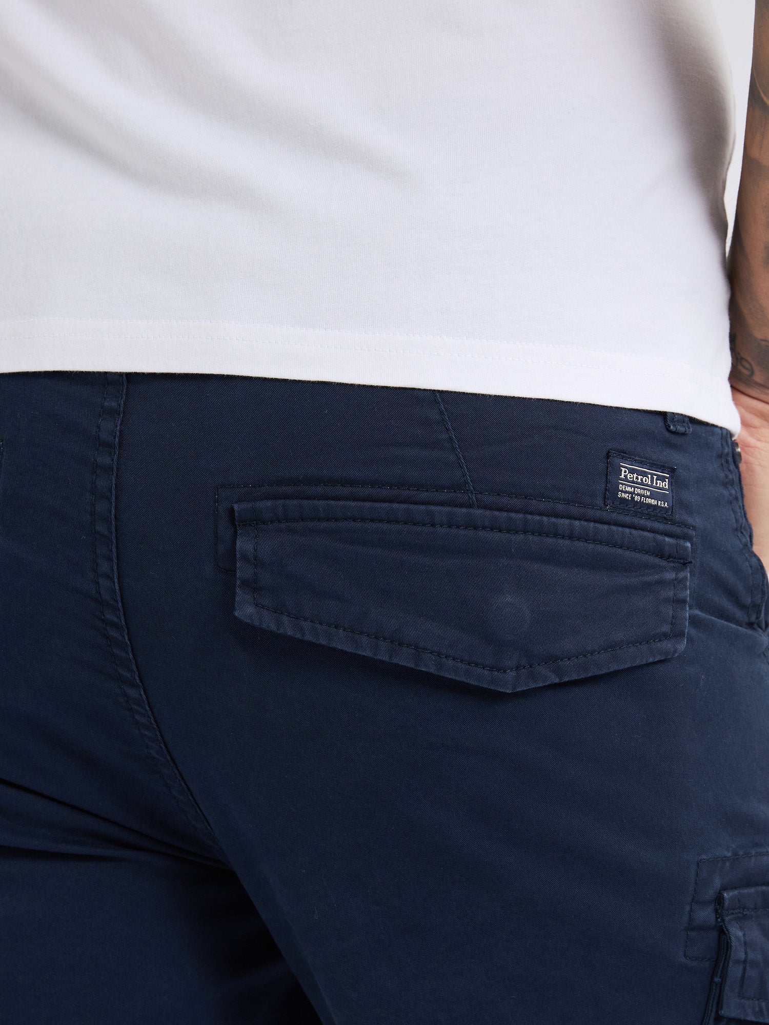 High Waist Black Cargo Pants for Men - Adjustable Fit, Utility Pockets, Relaxed Style 6