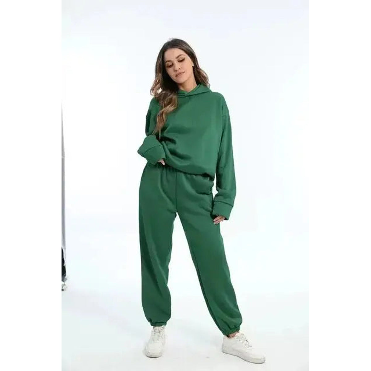 Hoodie and Sweatpants Set Women Casual Sporty Outfit Comfortable Chic 0