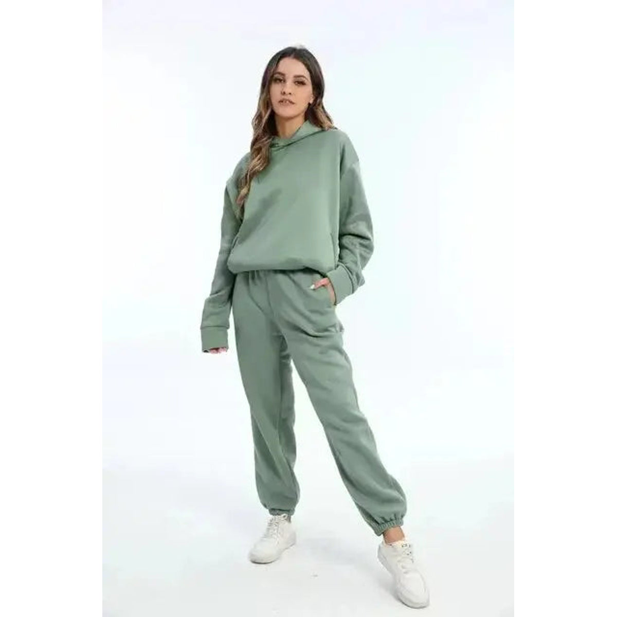 Hoodie and Sweatpants Set Women Casual Sporty Outfit Comfortable Chic 1