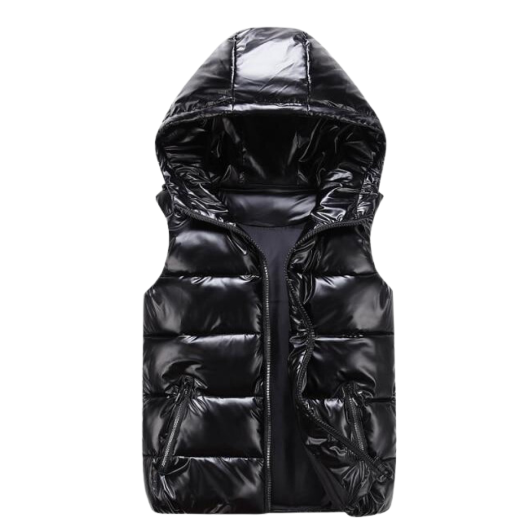Insulated Hooded Vest Lightweight Casual Comfort for Cool Days 2