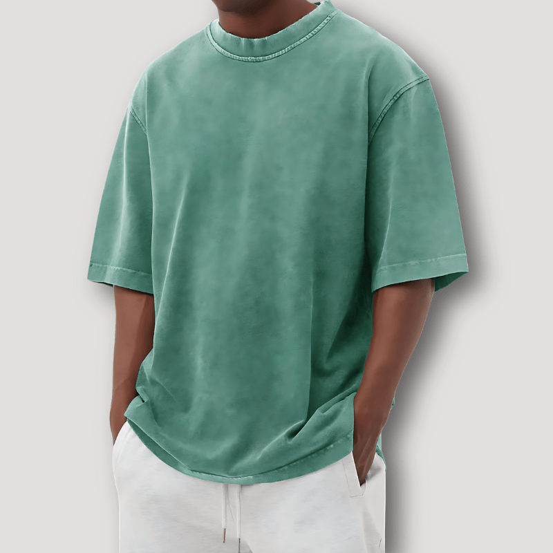 Jonte - Men's Oversized T-Shirt, Dropped Shoulder Tee in Soft Cotton 5
