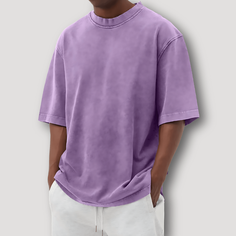 Jonte - Men's Oversized T-Shirt, Dropped Shoulder Tee in Soft Cotton 9