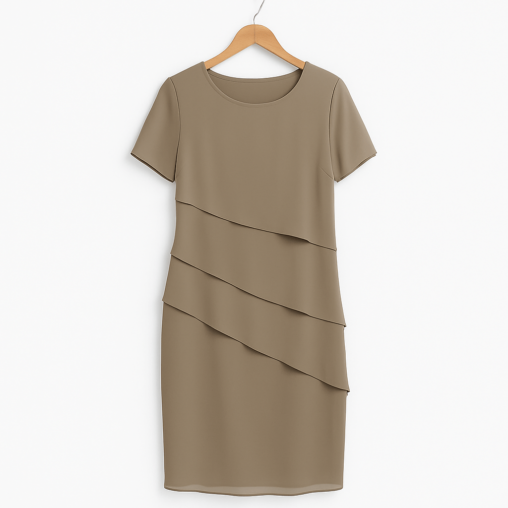 Layered Chiffon Dress Women Elegant Casual Formal Summer Wedding Guest 7
