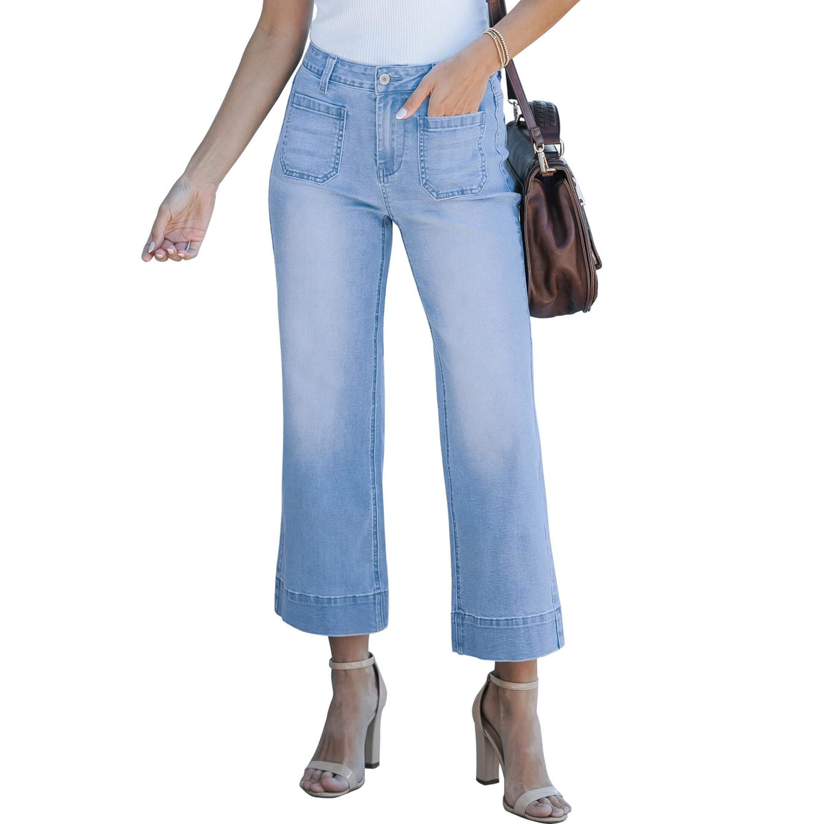 Harper | Trendige High-Waist Schlagjeans