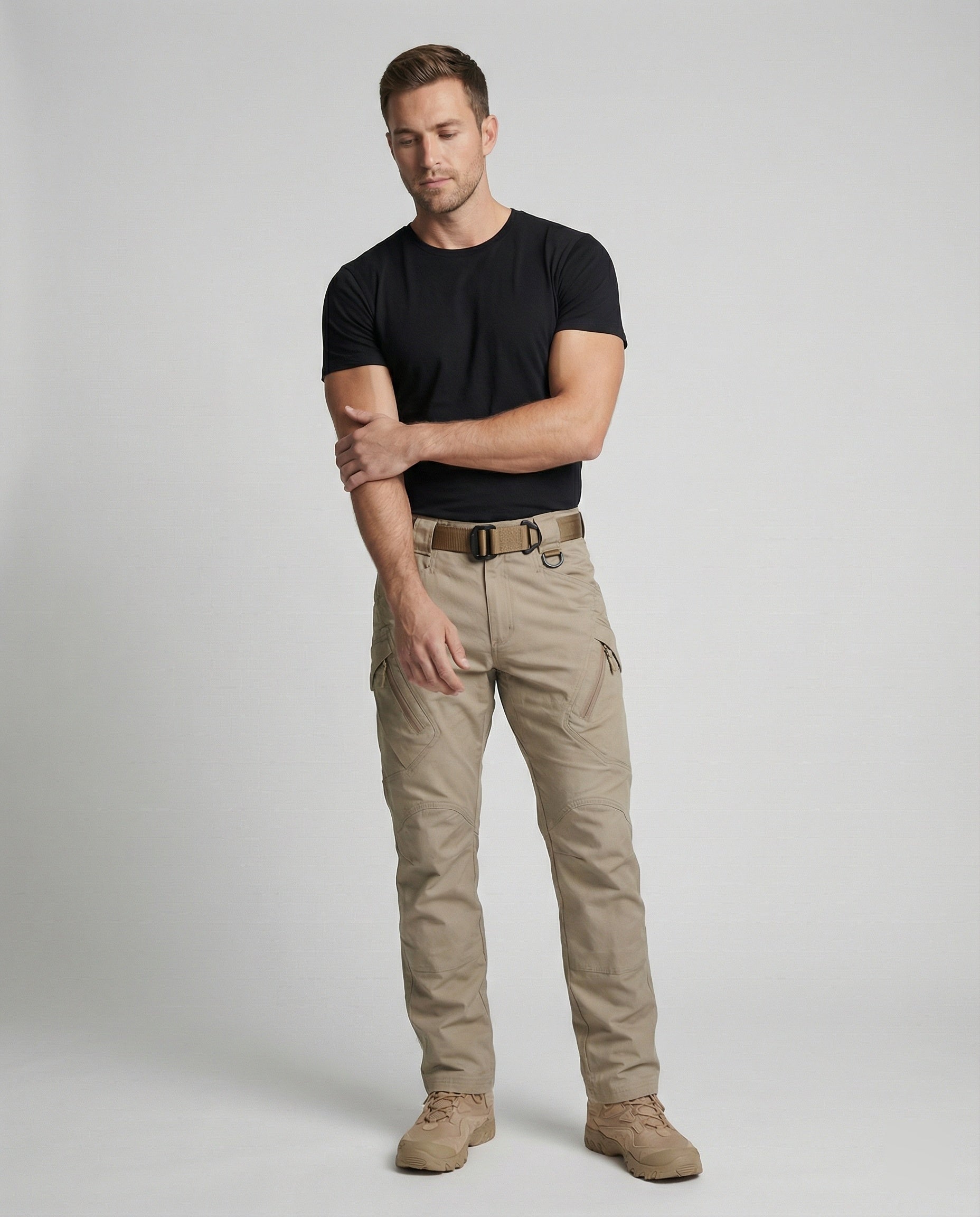 Lightweight Hiking Pants Men Weather-Resistant Outdoor Trousers for Trekking 0
