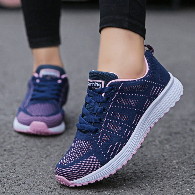 Lightweight Sneakers Women Ergonomic Casual Shoes Breathable Fit 2
