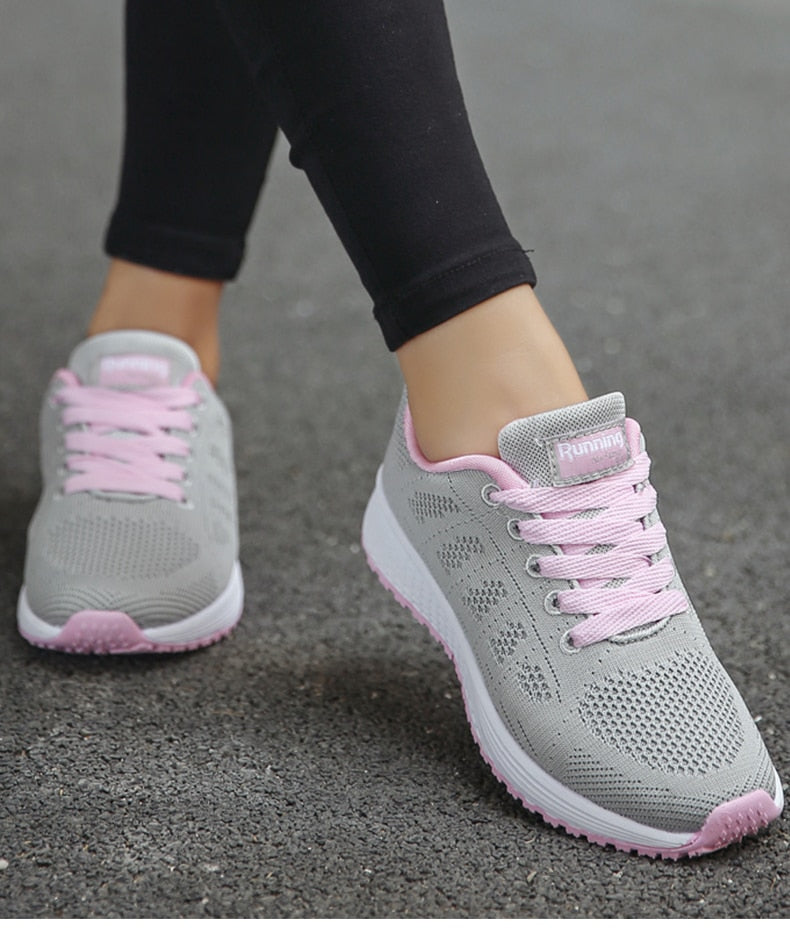 Lightweight Sneakers Women Ergonomic Casual Shoes Breathable Fit 6