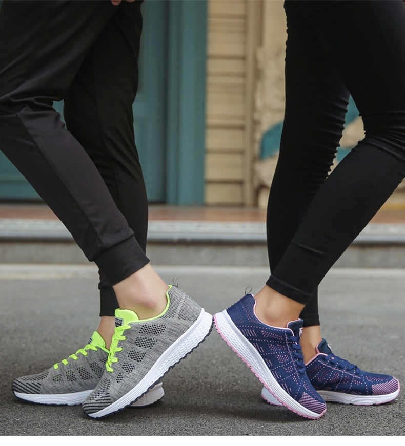 Lightweight Sneakers Women Ergonomic Casual Shoes Breathable Fit 7