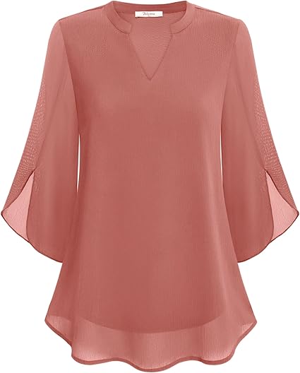 Lightweight Women's Blouse Elegant Casual Wear Versatile Stylish Top 5