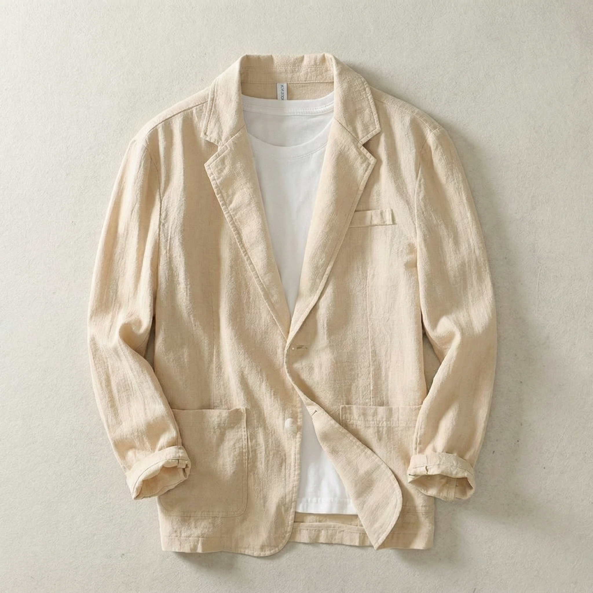 Linen Jacket Casual Tailored Layer for Effortless Style 1
