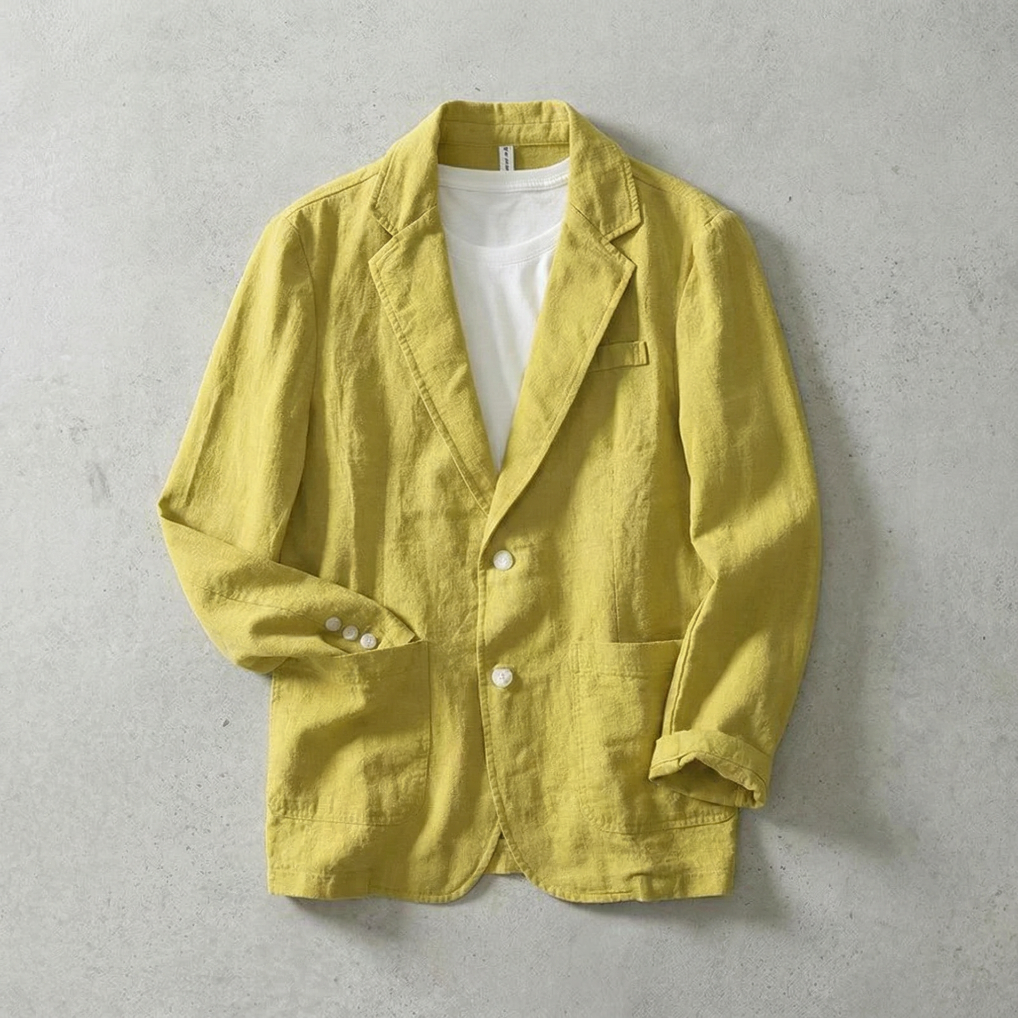 Linen Jacket Casual Tailored Layer for Effortless Style 2