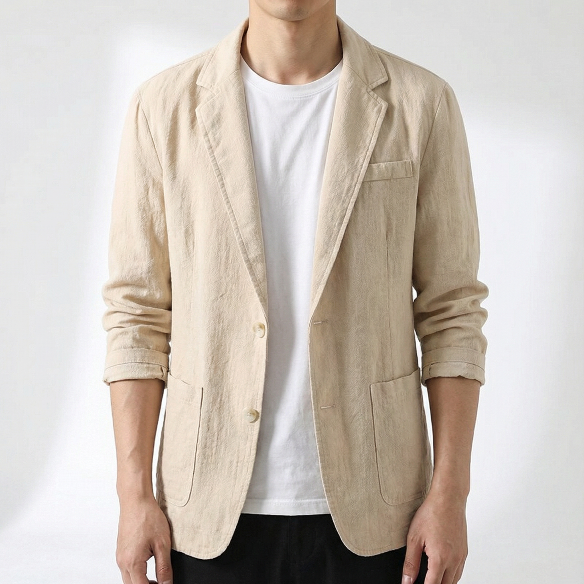 Linen Jacket Casual Tailored Layer for Effortless Style 7