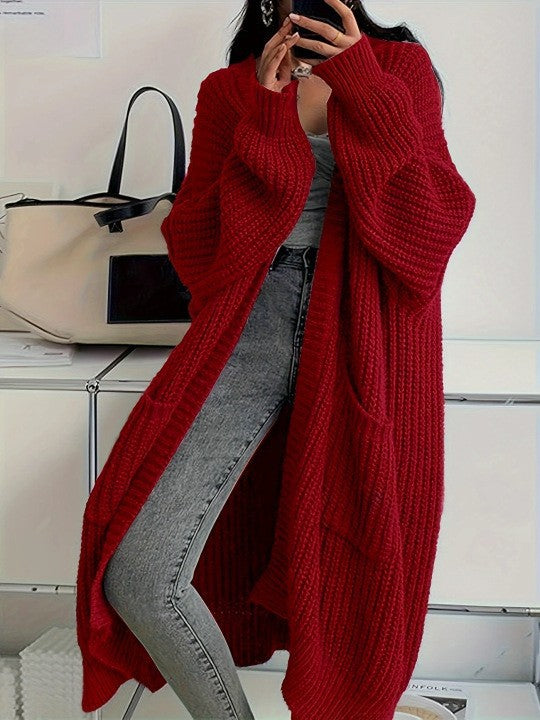 Long Cardigan Women Cozy Confidence Soft Knit Layer Stylish Casual