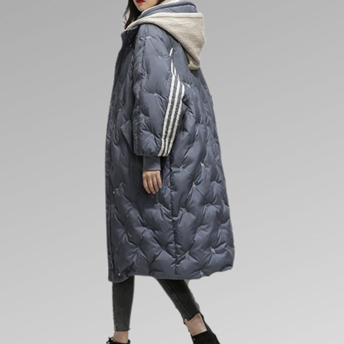Long Puffer Jacket Women Chic Winter Style Premium Warmth 2