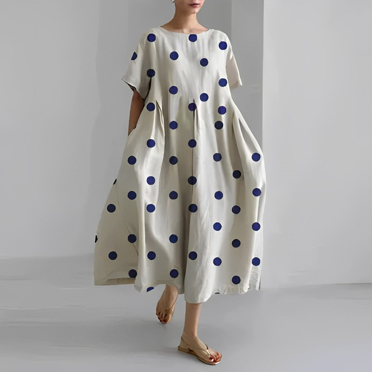 Loose Printed Women's Dress Casual Chic Summer Style 5