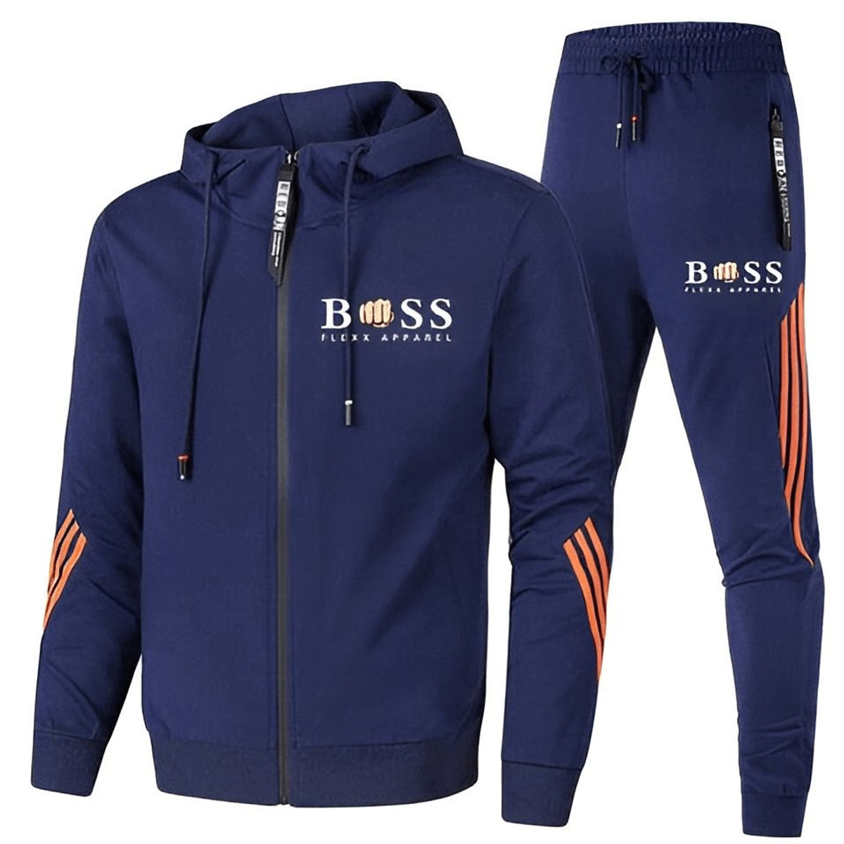 Men's Activewear 2-Piece Sports Suit Set Breathable Gym Clothes for Men 1