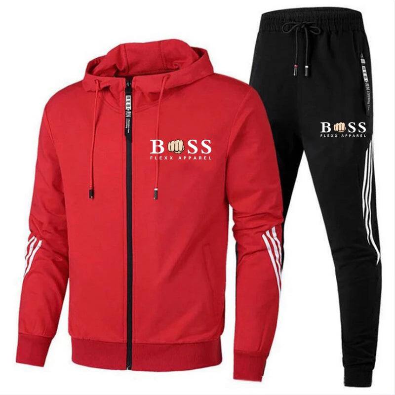 Men's Activewear 2-Piece Sports Suit Set Breathable Gym Clothes for Men 4