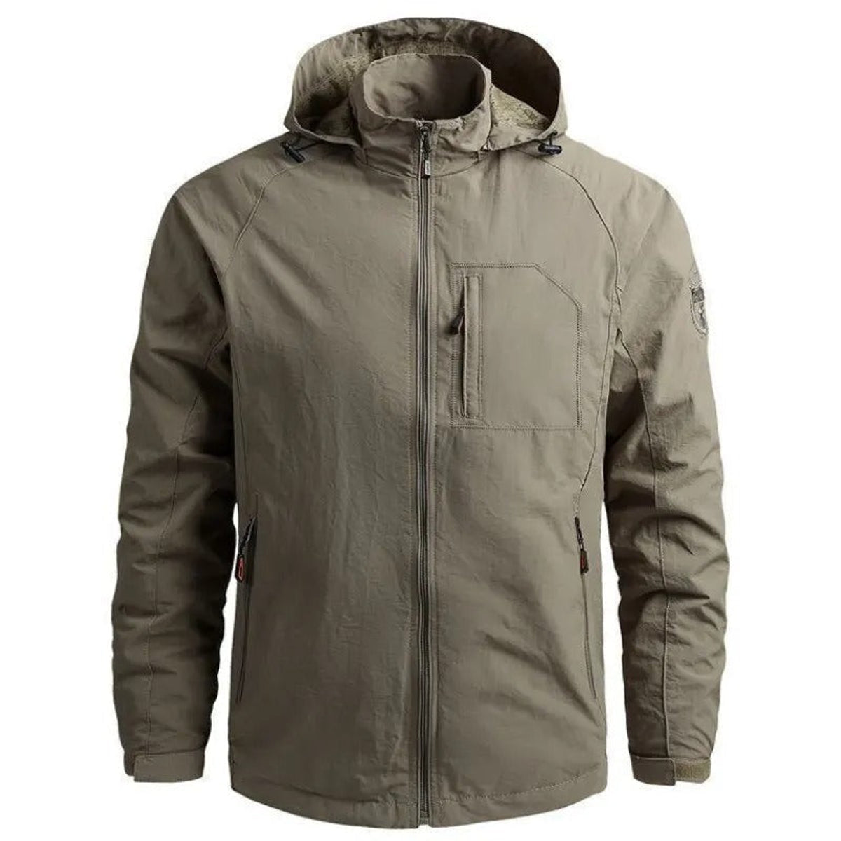 Men's Cargo Jacket Modern Casual Style with Practical Pockets 1