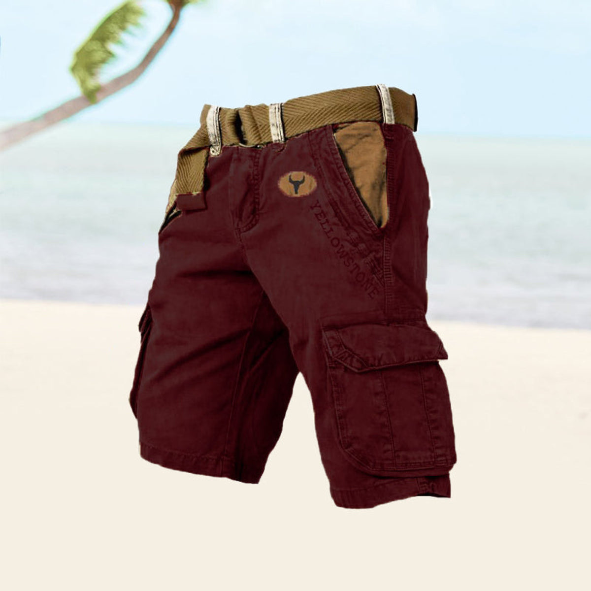 Men's Cargo Shorts Black Versatile Summer Style Comfortable Fit 2