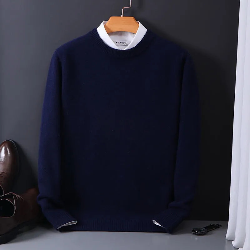 Men's Cashmere Sweater Luxury Comfort Timeless Design Classic Fit 1