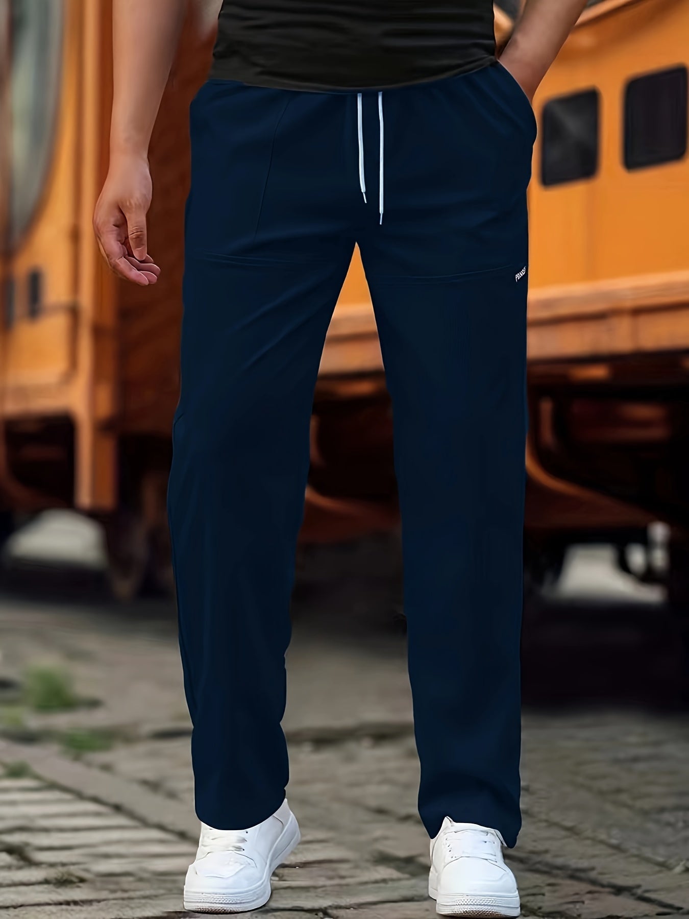 Men's Casual Pants Comfortable Everyday Wear Modern Fit Stylish Trousers 4