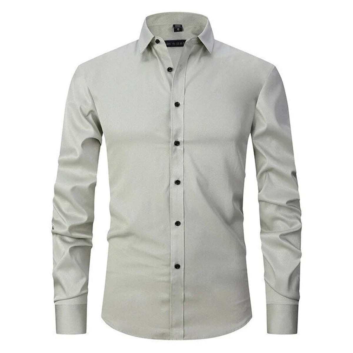 Men's Dress Shirt Non-Iron Stretch Slim Fit Long Sleeve Business Casual 9