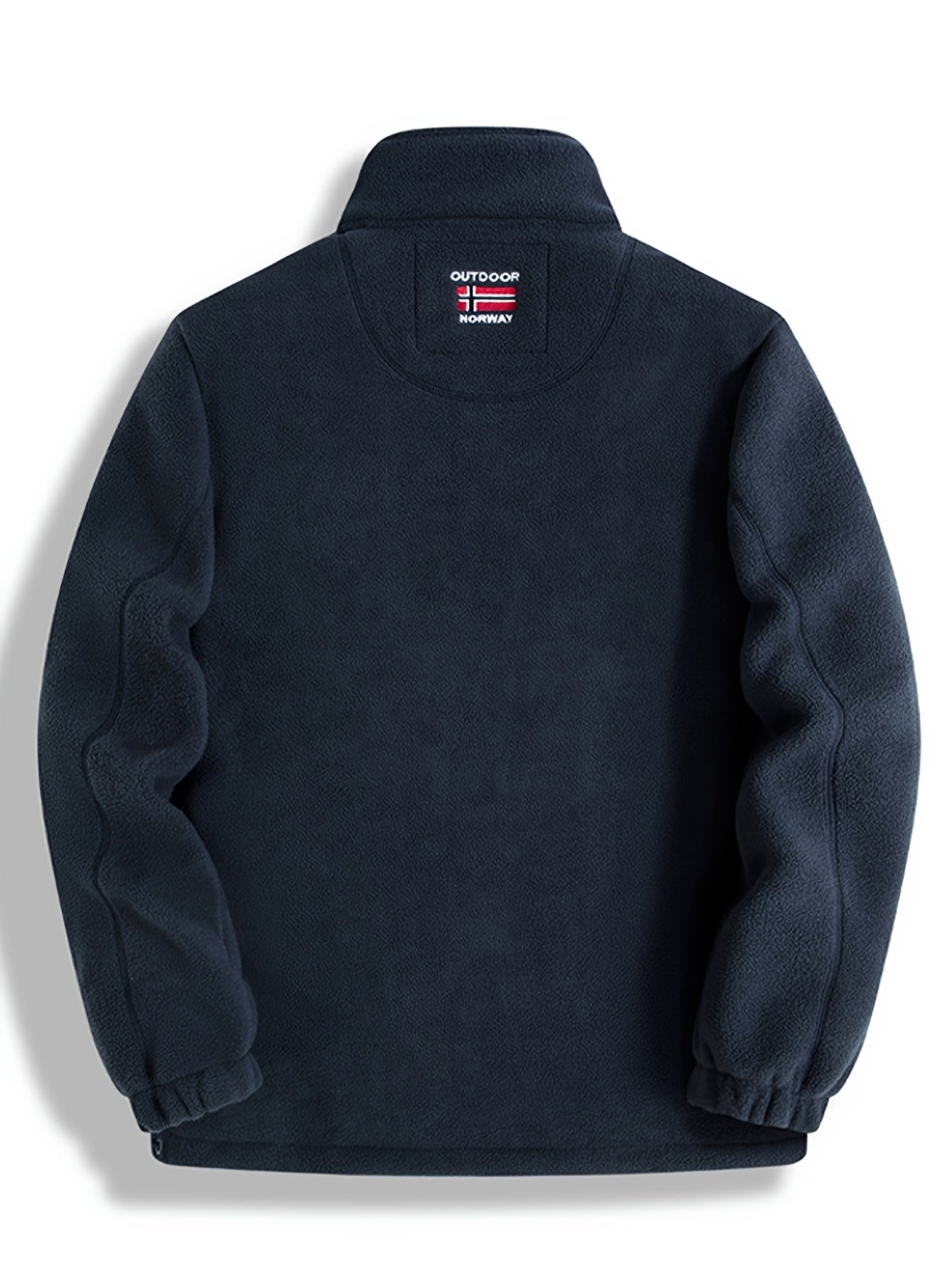 Men's Fleece Jacket Classic Zip Closure Outdoor Adventure Warmth 2