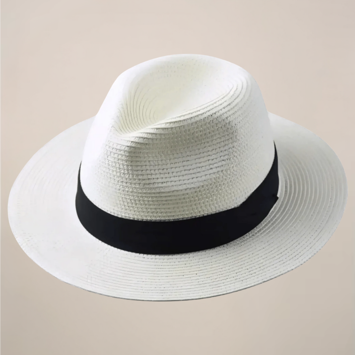 Men's Handmade Panama Hat Wide Brim Sun Hat for Summer Style 6