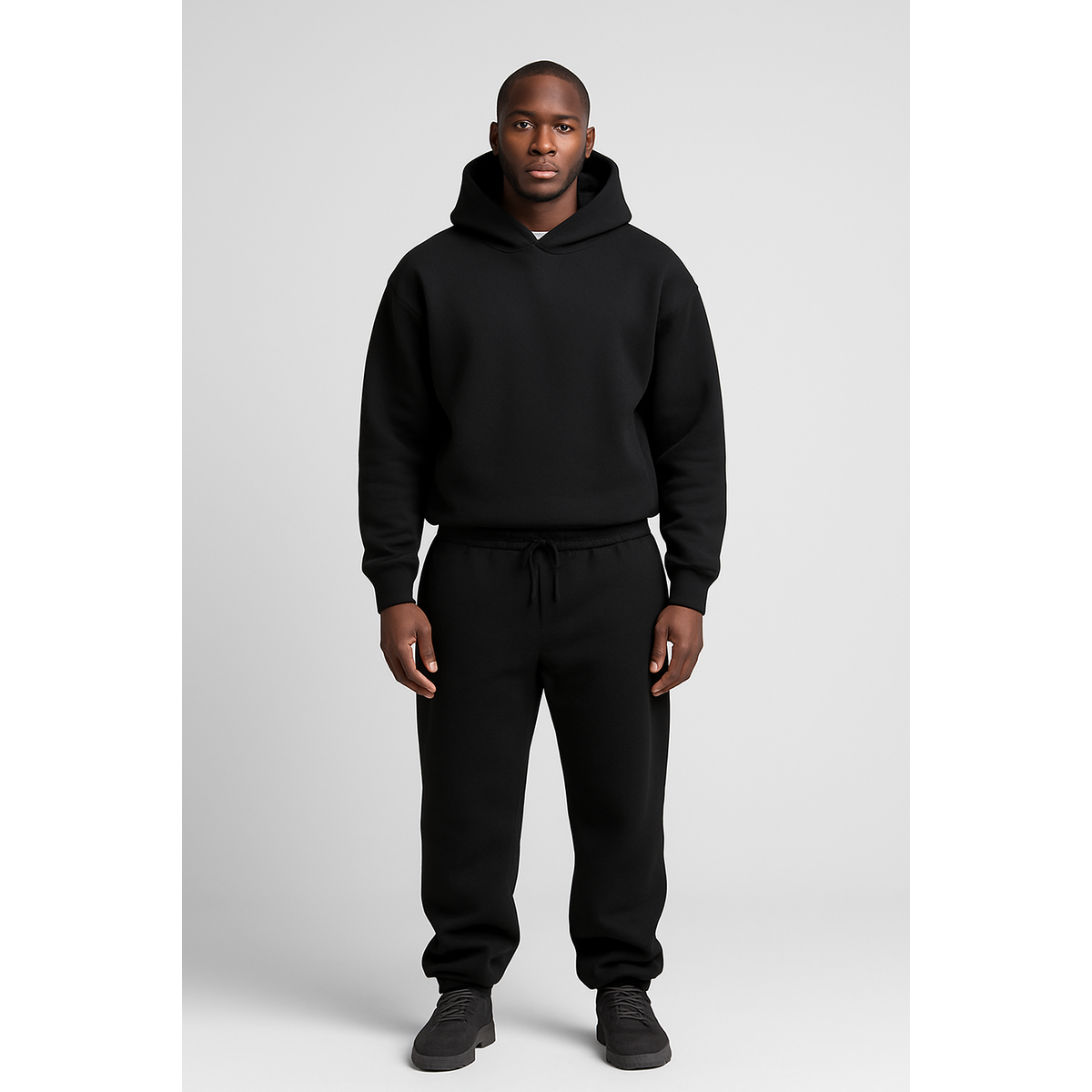 Men's Hoodie Set Oversized Jogger Set Comfortable Everyday Style 1