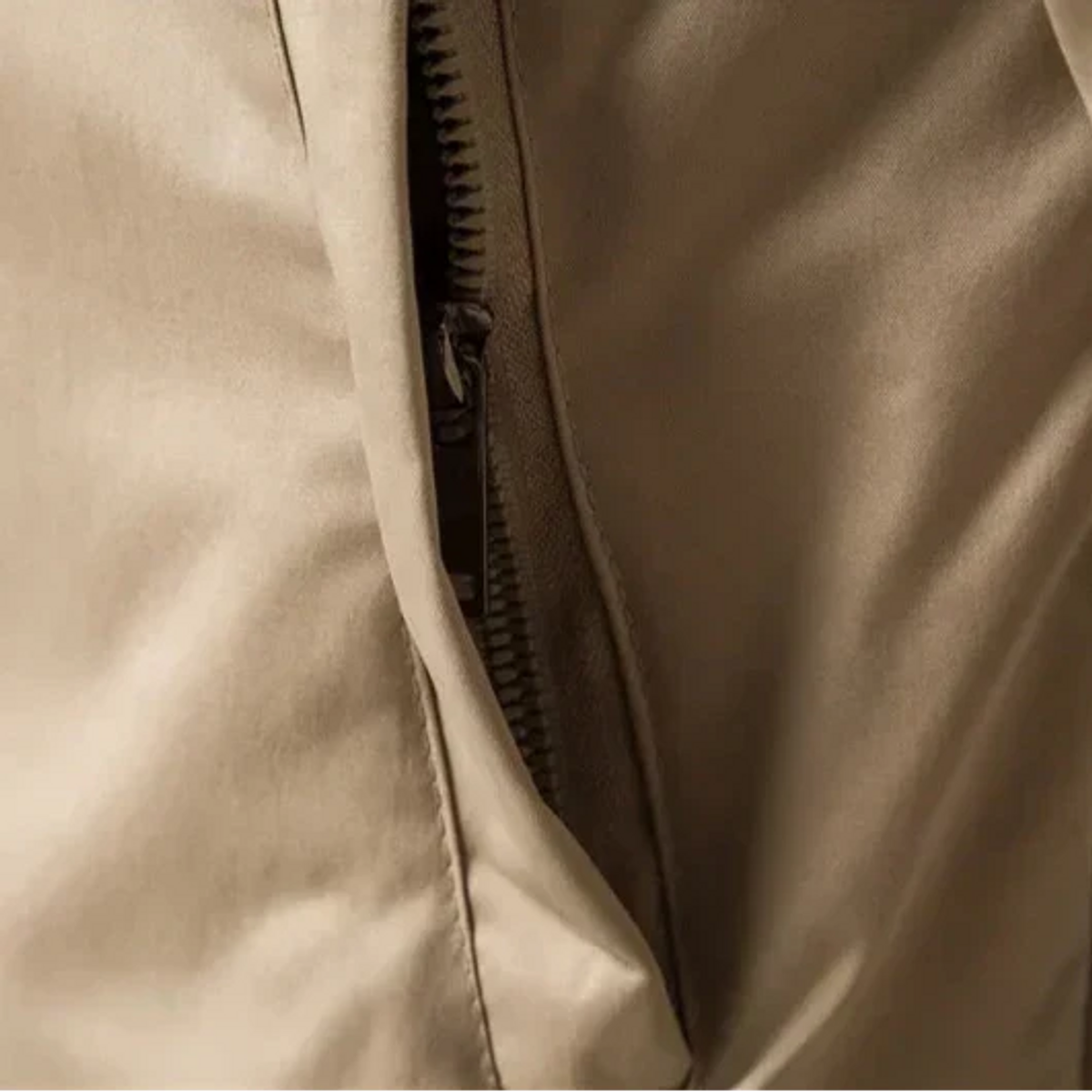 Men's Lightweight Bomber Jacket Zip-Up with Ribbed Trim Casual Style 5