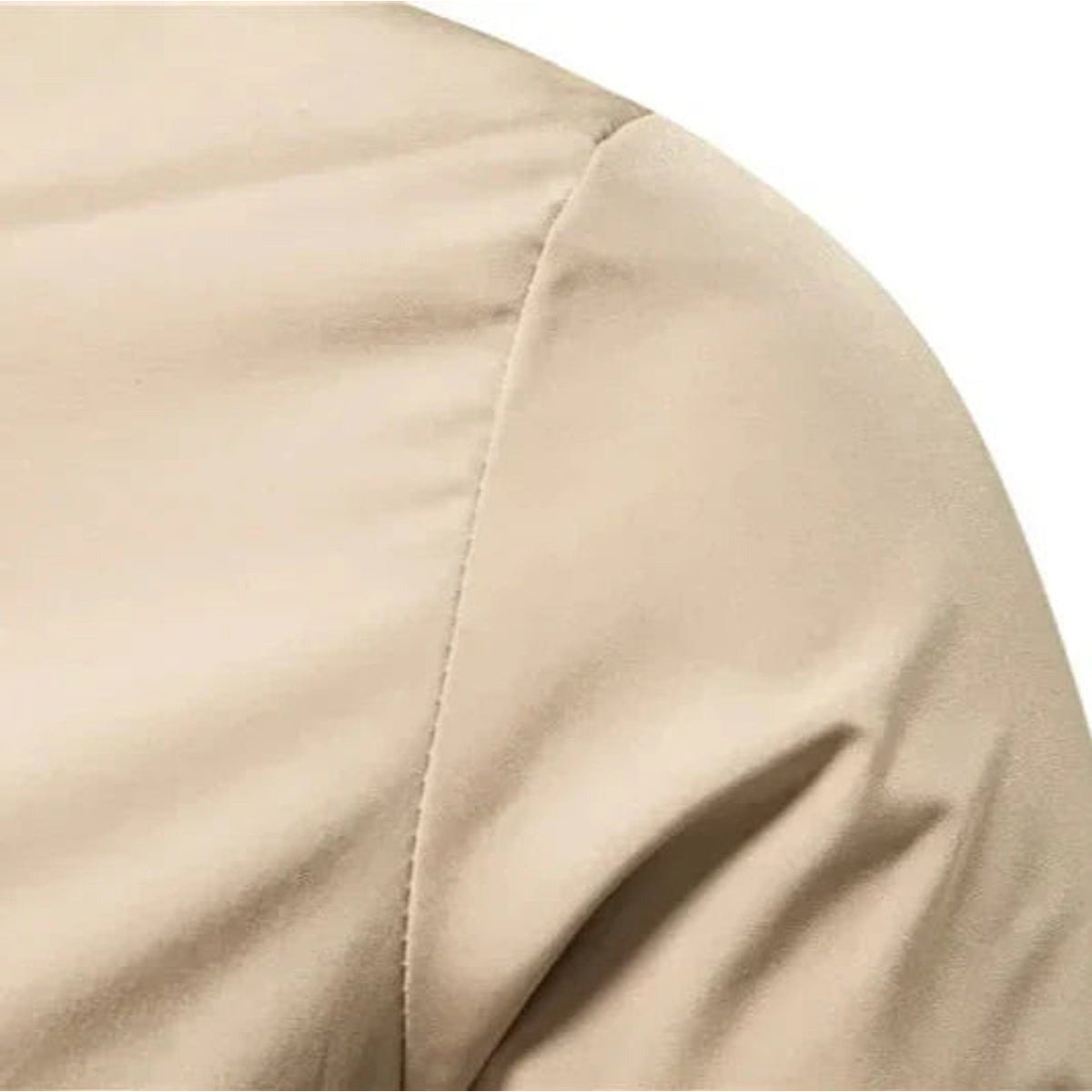 Men's Lightweight Bomber Jacket Zip-Up with Ribbed Trim Casual Style 6