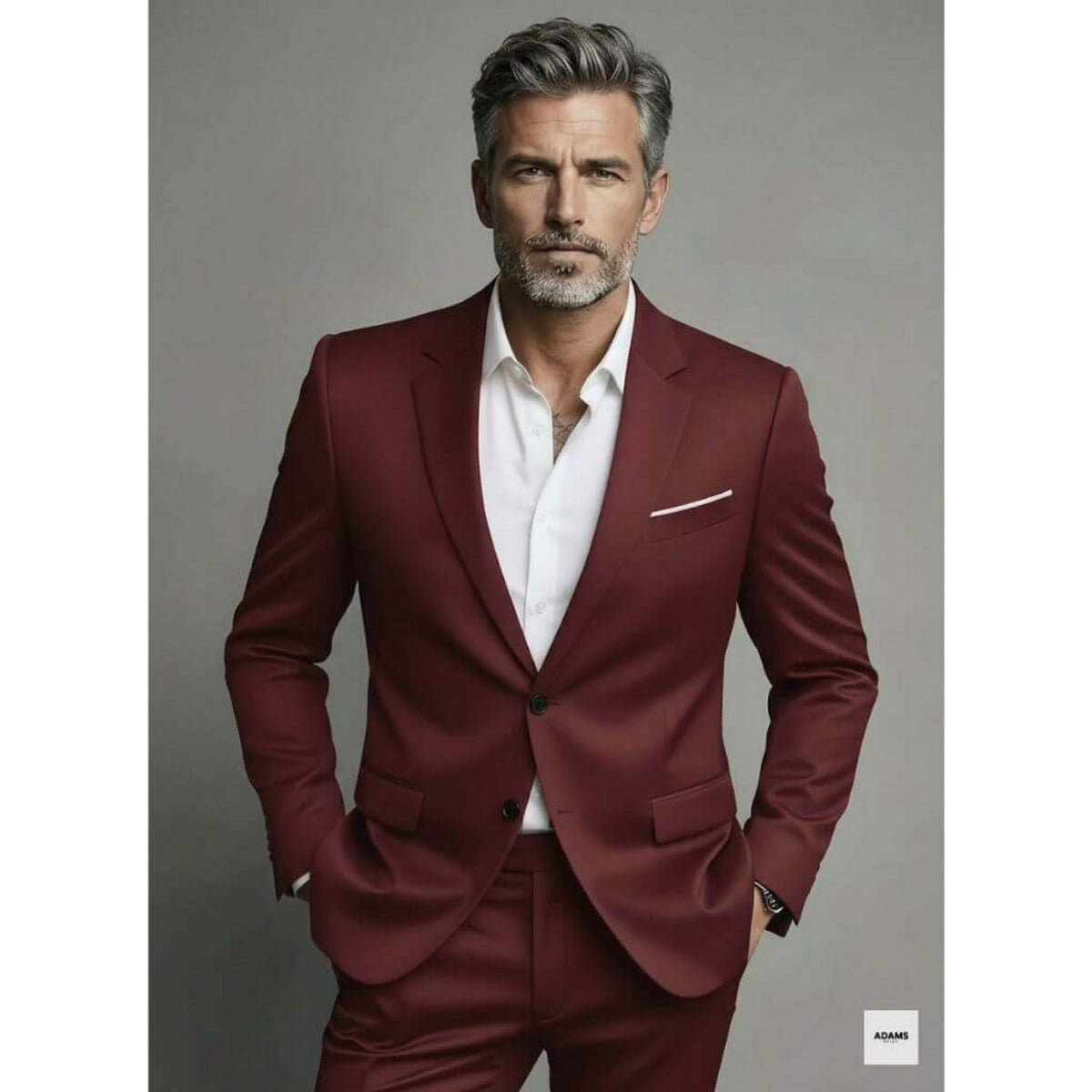 Herren Slim Fit Schwarzer Anzug Zweiteiliges Maßgeschneidertes Formelles Set