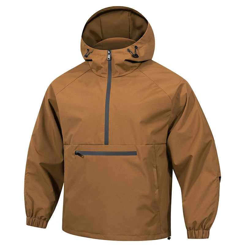 Men's Softshell Jacket Hooded Casual Outdoor Wear for Spring and Autumn 1