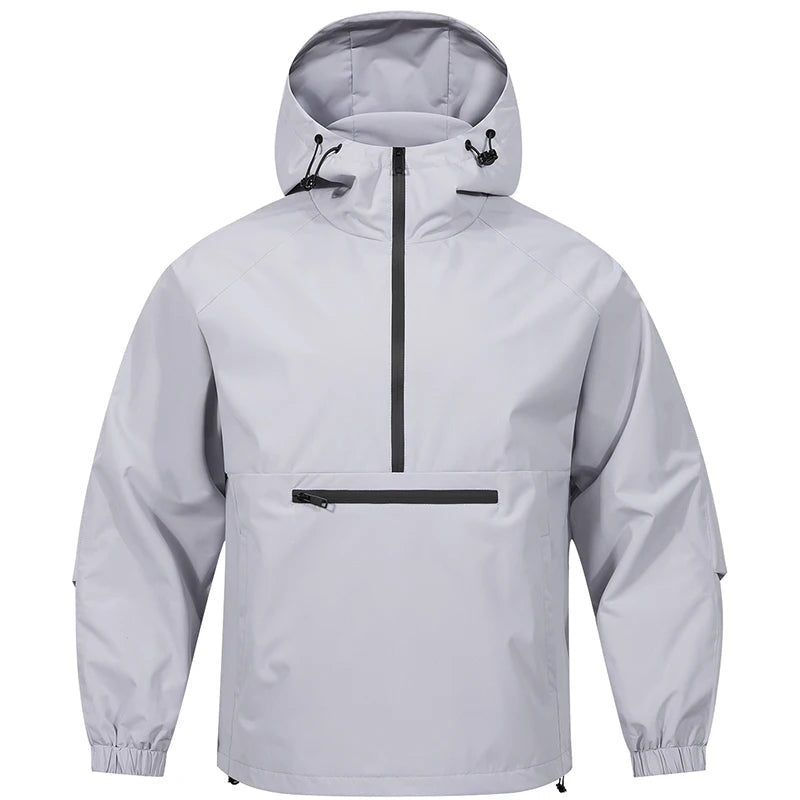 Men's Softshell Jacket Hooded Casual Outdoor Wear for Spring and Autumn 3