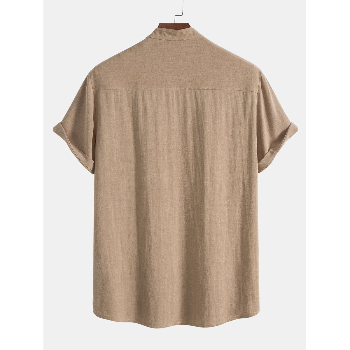 Men's Summer Set Short-Sleeved Shirt and Trousers Casual Relaxed Fit 3