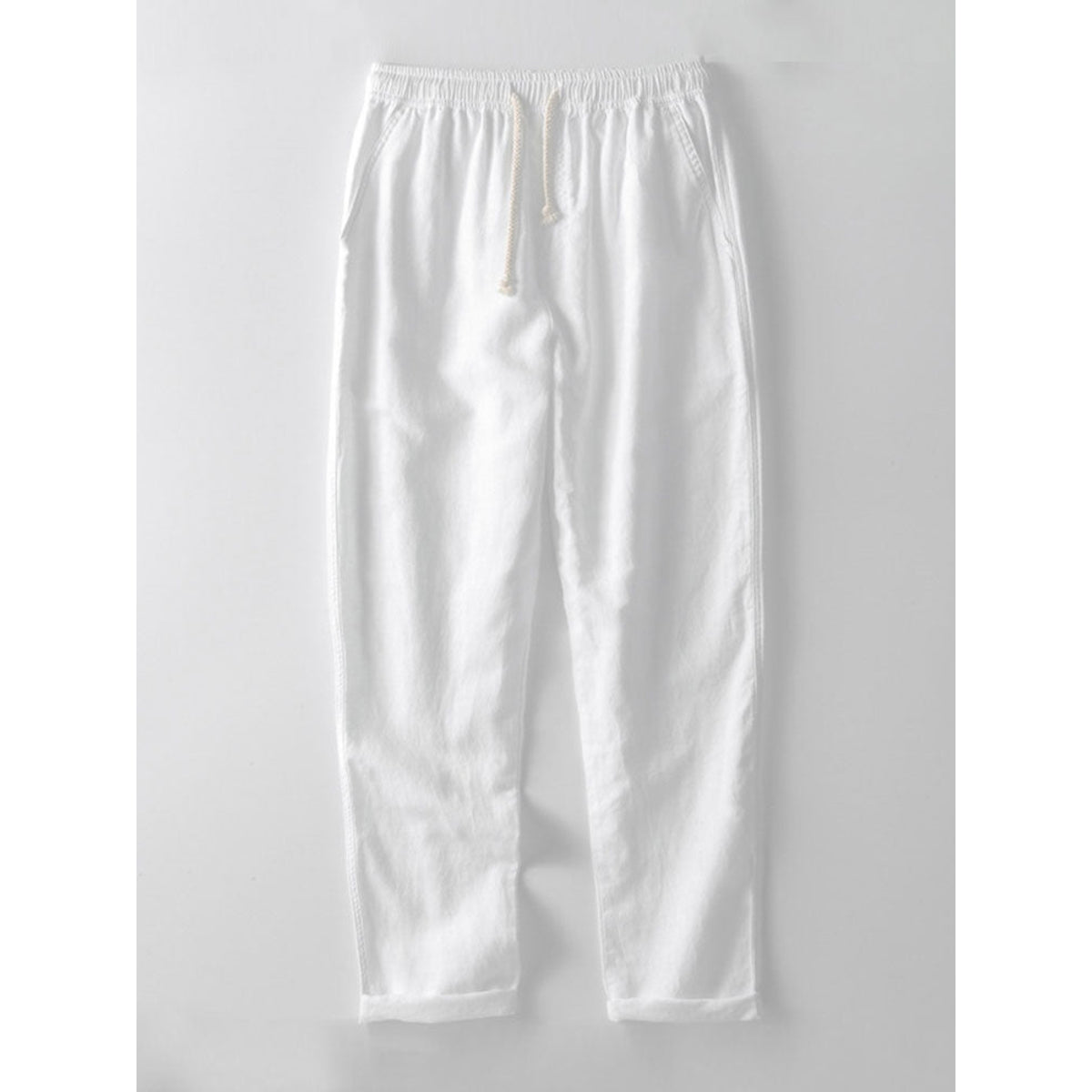 Men's Summer Set Short-Sleeved Shirt and Trousers Casual Relaxed Fit 5