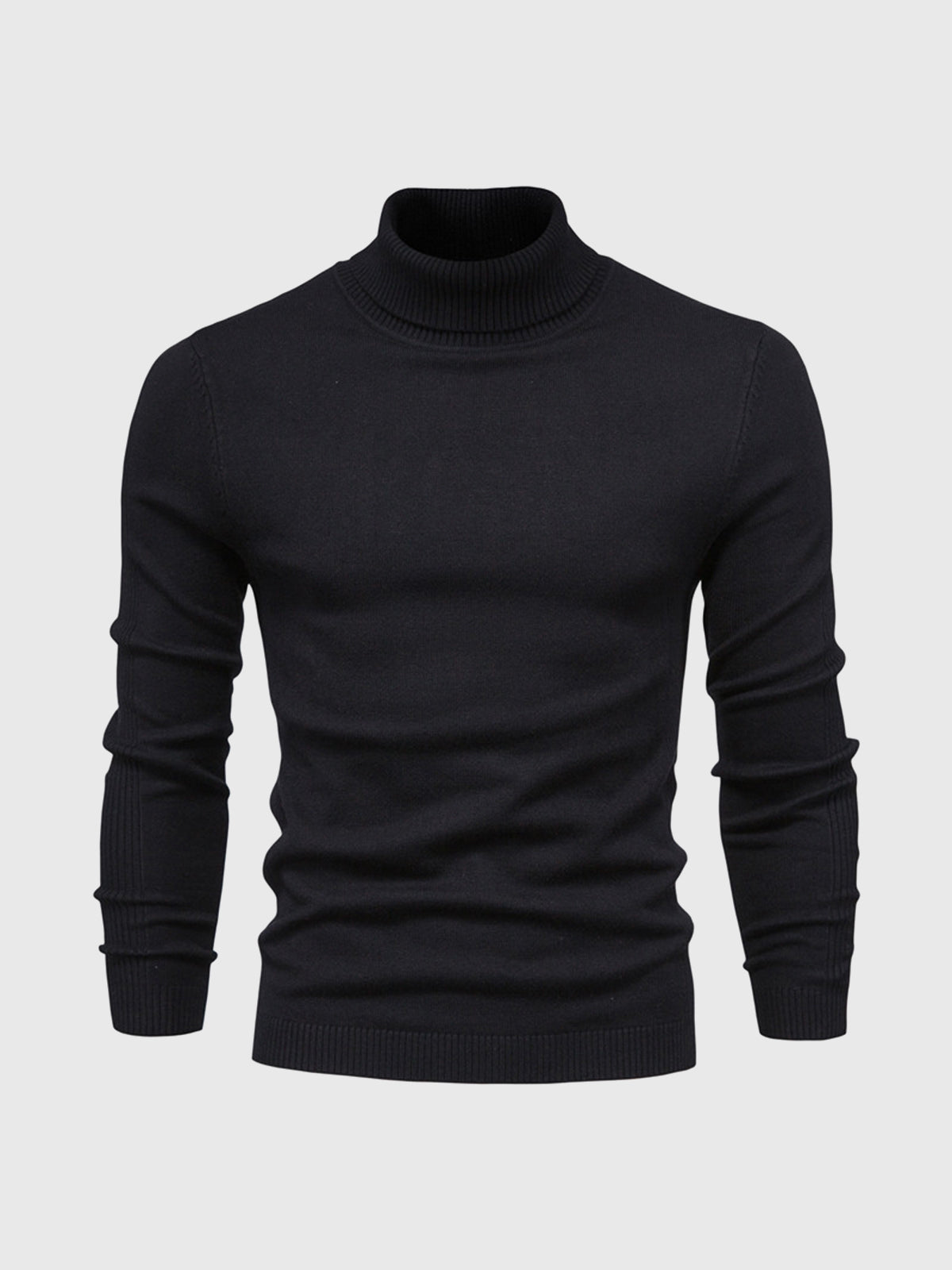 Men's Turtleneck Sweater Soft Cotton Casual Elegant Design 10