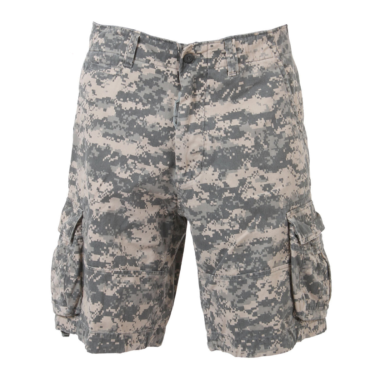 Men's Utility Shorts Vintage Camo Relaxed Fit Heavyweight Cotton 1