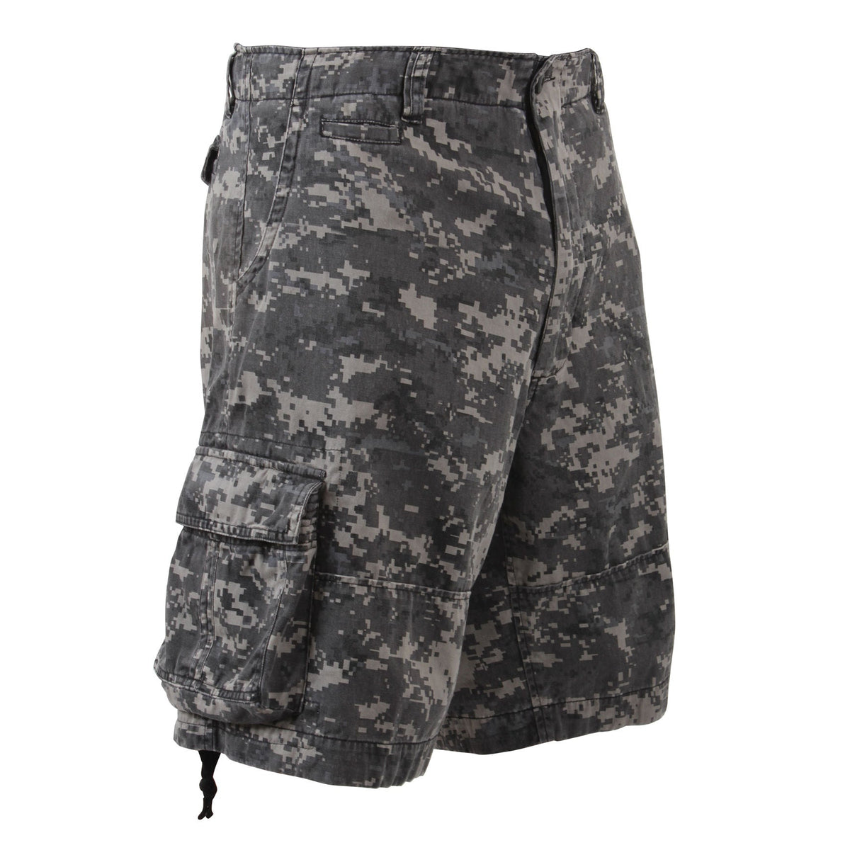 Men's Utility Shorts Vintage Camo Relaxed Fit Heavyweight Cotton 2