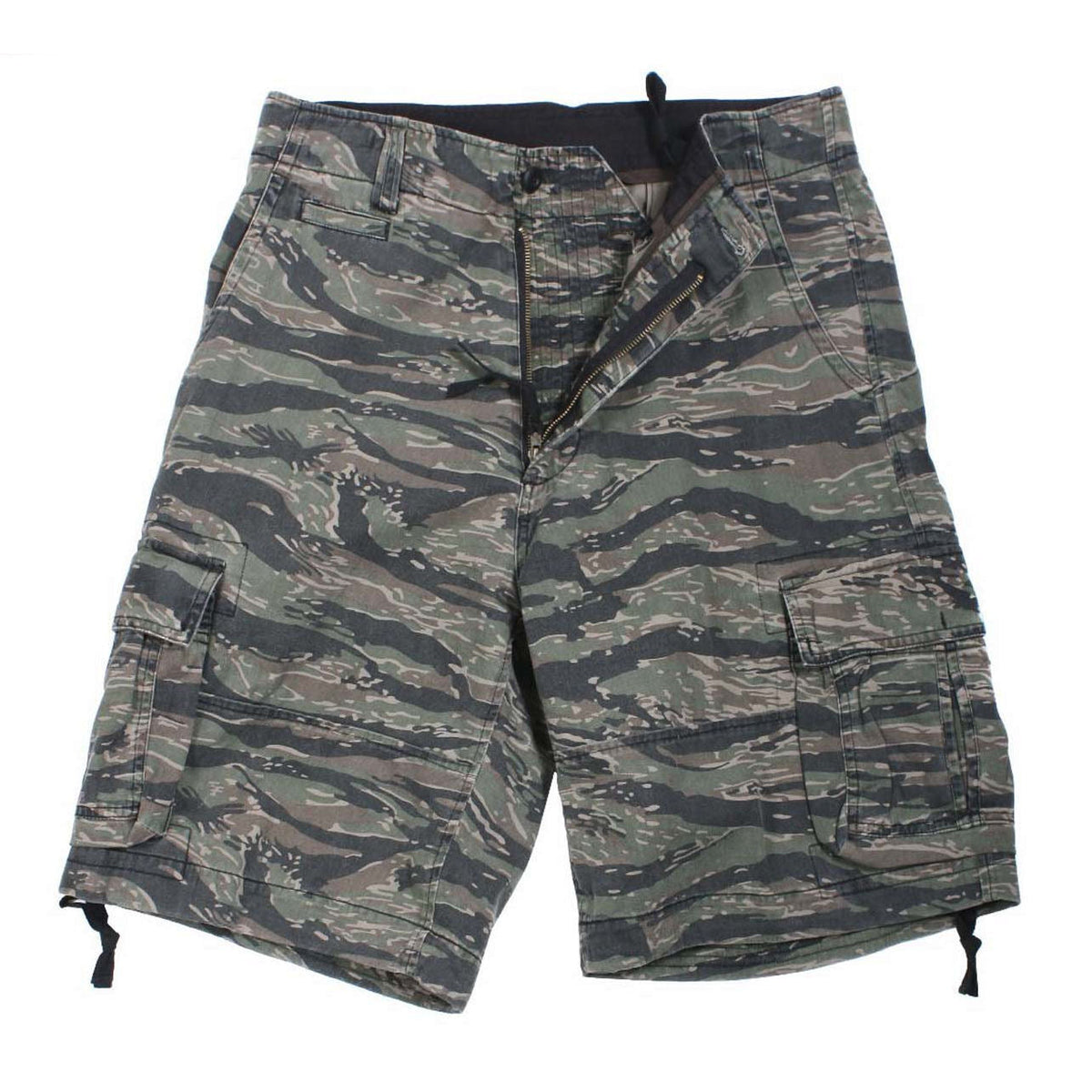 Men's Utility Shorts Vintage Camo Relaxed Fit Heavyweight Cotton 3