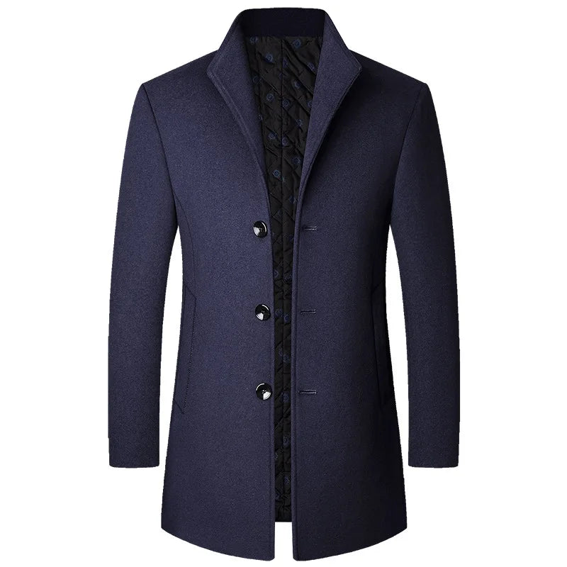 Men's Winter Coat Classic Wool Design for Cold Weather 2